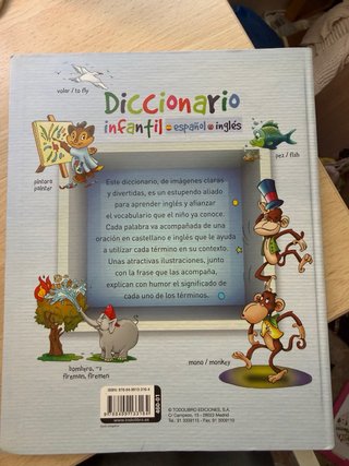 Diccionario infantil españlo-inglés