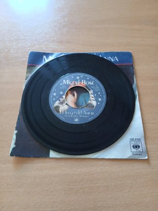 Vinilo Miguel Bosé Anna CBS 6330 Estéreo