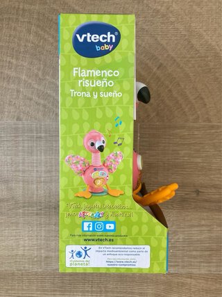NUEVO Flamenco Risueño. Trona y sueño VTech Baby