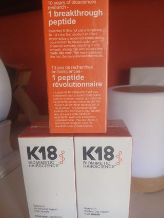 3 Mascarillas K18 Biomimetic Hairscience