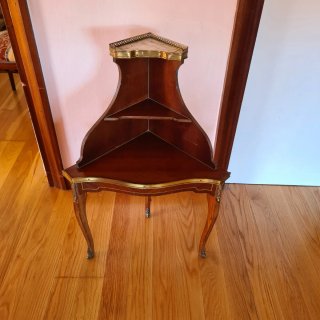 Mueble Esquinero Luis XV Mármol Bronce