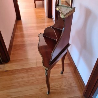Mueble Esquinero Luis XV Mármol Bronce