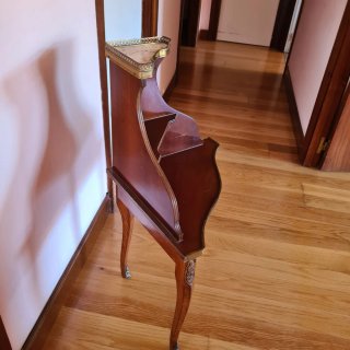 Mueble Esquinero Luis XV Mármol Bronce