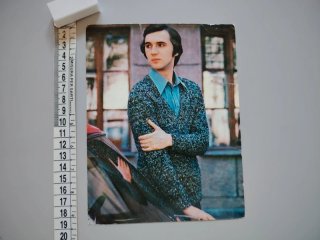 16 Cartoline Schemi Uncinetto Maglia Vintage Russa
