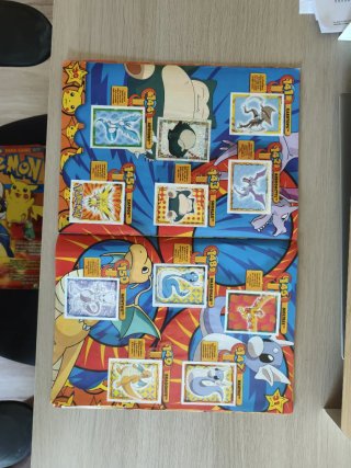 Sticker álbum Pokémon 1999 completo