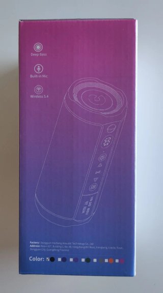 Altavoz Bluetooth S18-2 Negro Multicolor