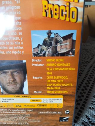 DVD La Muerte Tenía un Precio (Western)