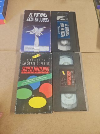 Lote 5 VHS Promocionales Nintendo N64 Sega PS2