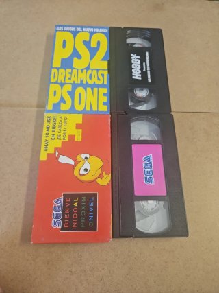 Lote 5 VHS Promocionales Nintendo N64 Sega PS2