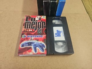 Lote 5 VHS Promocionales Nintendo N64 Sega PS2