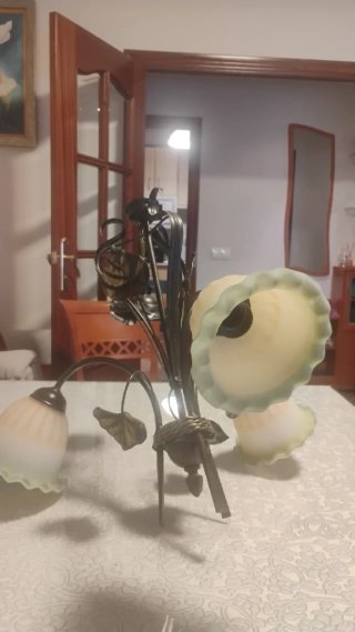 Lámpara de techo estilo rústico