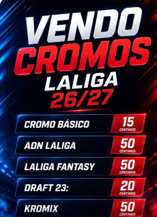 Cromos Faltantes LaLiga 26/27