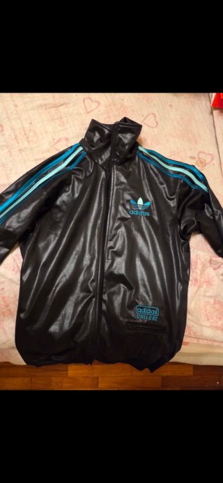 Giacca Adidas Chile 62 nera e blu