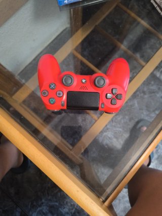 Mando DualShock 4 PS4 Negro y rojo