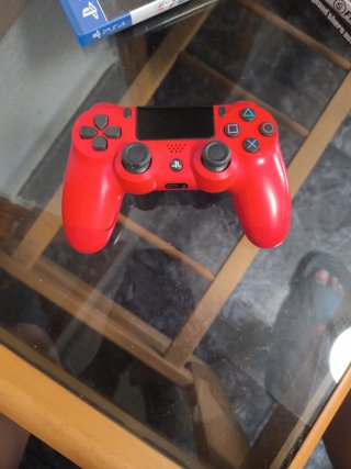 Mando DualShock 4 PS4 Negro y rojo