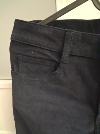 Pantalón negro Mango algodón