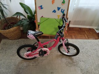 Bicicleta Infantil B-Pro Rosa 14