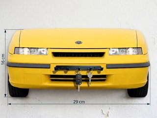Cuelgallaves Opel Calibra Amarillo Madera MDF