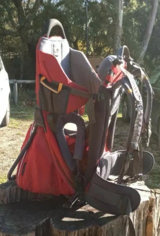 Mochila porta niños Vaude senderismo