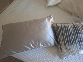 Fundas (2) de cojín gris y azul