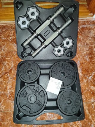 Kit Pesas 20kg Nuevo (Regalo de hace 2 semanas)