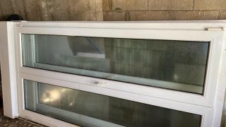 Ventana PVC doble cristal 2 unidades
