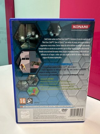 Videojuego PS2 Metal gear solid 2 Substance