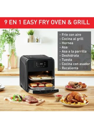 Horno + grill + freidora sin aceite de Moulinex