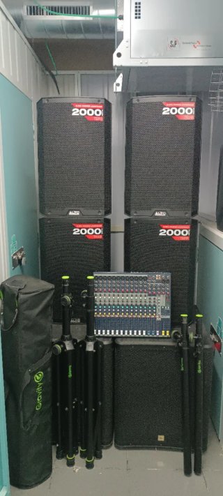 Equipo de Sonido Activo Alto 2000W