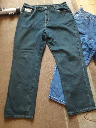 2 Vaqueros Mujer Azules