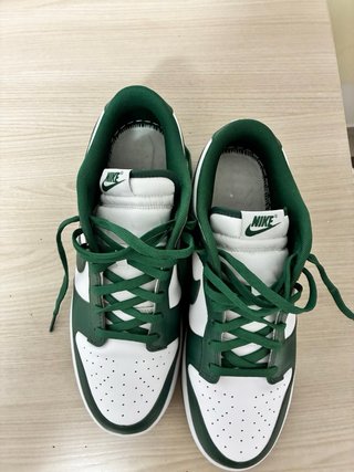 Nike Dunk Verde/Bianco Taglia 45.5