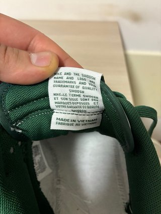 Nike Dunk Verde/Bianco Taglia 45.5