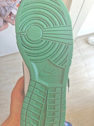 Nike Dunk Verde/Bianco Taglia 45.5