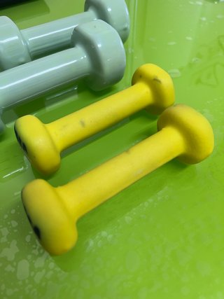 Lote de 4 pesas fitness/pilates/yoga