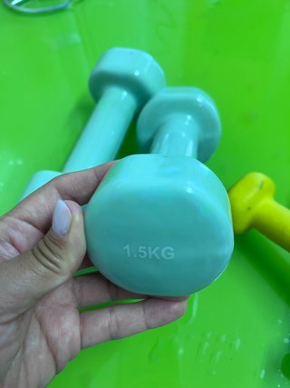 Lote de 4 pesas fitness/pilates/yoga