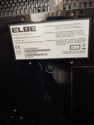 Televisor Elbe Negro