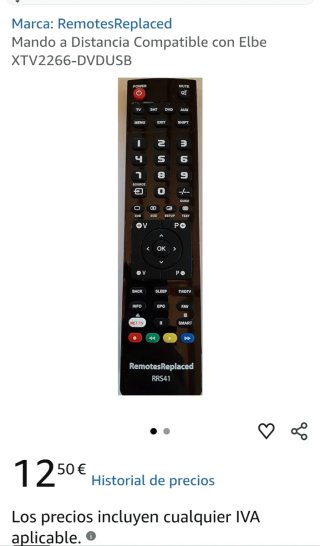 Televisor Elbe Negro