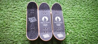 Parque de skate y piezas de patineta