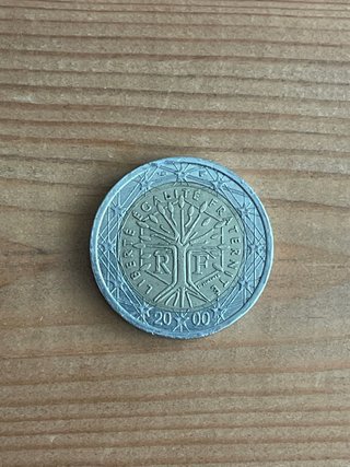 Moneda 2€ Francesa Libertad, Igualdad, Fraternidad