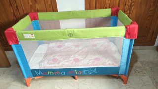 Cuna de viaje Mamma Mia con colchón