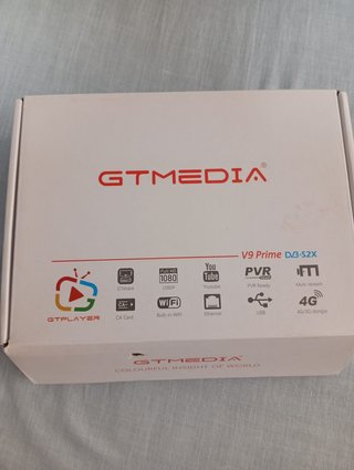 Decodificador GT Media V9 Prime DVB-S2X