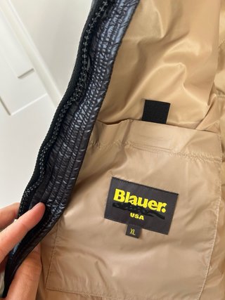 Gilet Blauer USA Danny Uomo Nero Beige