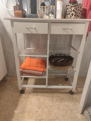 Mueble Auxiliar Cocina con Ruedas
