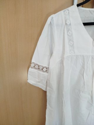 Vestido Ibicenco Blanco Talla M