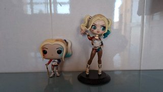 Figura Harley Quinn Funko Pop y Banpresto