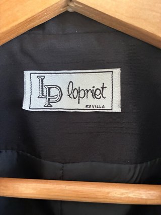 Blazer Satén Negro Vintage LP Lapriet