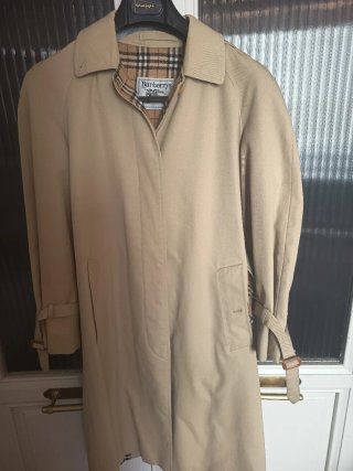 Gabardina Burberry Mujer Beige con capucha