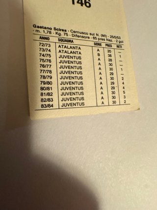 Figurina Calcio Flash '85 Gaetano Scirea Juventus