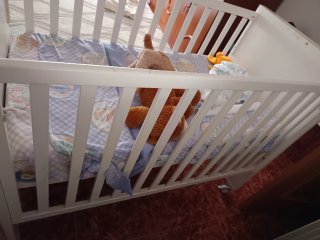Cuna bebé con colchón incluido