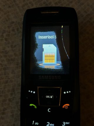 Samsung SGH-E250 Cellulare Nero